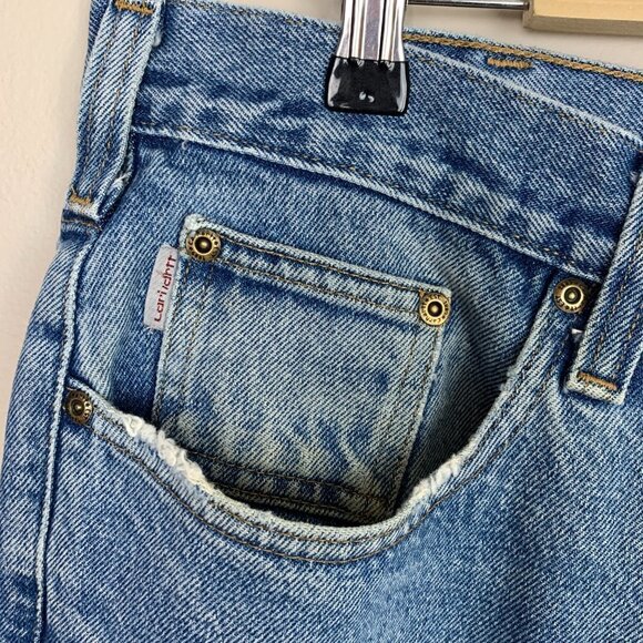 Carhartt Traditional Fit Medium Wash Jeans Size 38x30 - Picture 4 of 11